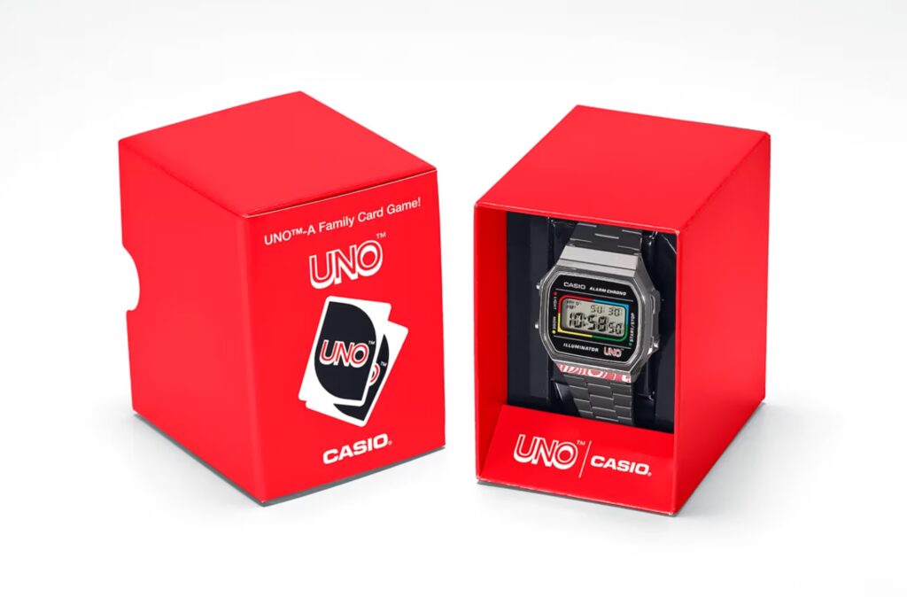 Casio Teams Up with UNO for Exclusive Watch Collaboration